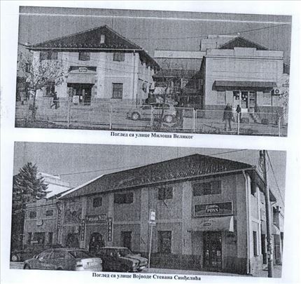 Gornji Milanovac, Miloša Velikog 1075m2    