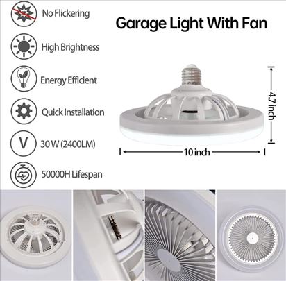 Led lampa sa ventilatorom