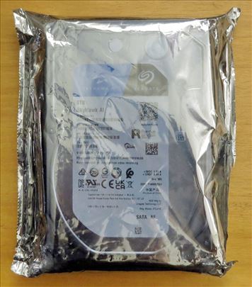 Nov Seagate SkyHawk AI 8TB Sata3 256MB ST8000VE001