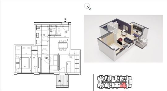 Stara Pazova, Nova Pazova, Stan, 2.0, 51m2