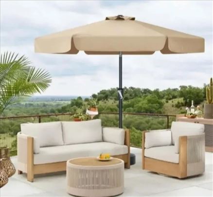 Suncobran sa ručkom novo Uv zaštita 270cm precnik