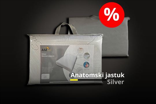 Jastuk anatomski memory Silver