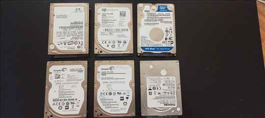 6 Hard Diskova za laptop + gratis 