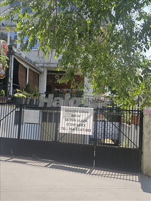 Izdajem lokal 300m2 u Ustanickoj ulici! Vlasnik!