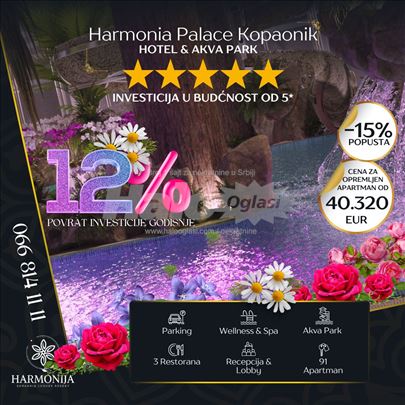 Harmonia Palace Hotel & Indoor Aqua Park - AKCIJA!