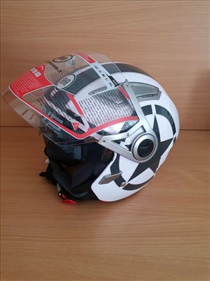 Kaciga jet BHR sa naocarima 59-60cm NOVO