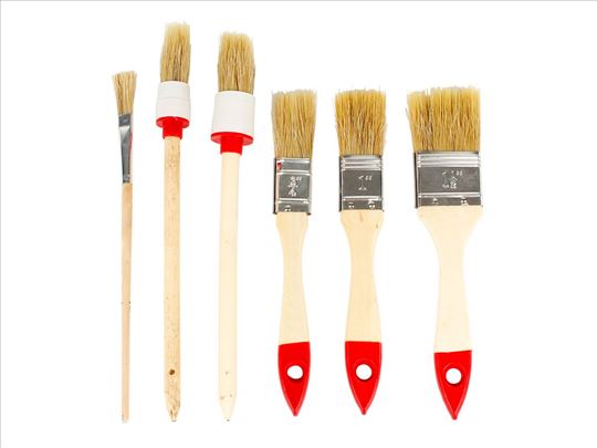 Set sa 6 četki različitih dimenzija