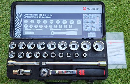 Wurth set zebra nasadnih 1/2'', Multi, Ok10-32, 23