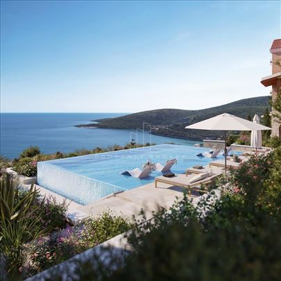 Luštica Bay, studio, pogled na otvoreno more ID#39