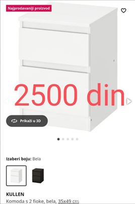 Komode 2 kom NOVO 