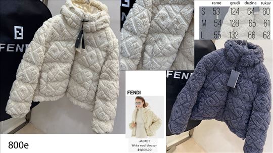 Versace, Fendi, Moncler, Dior, vrh jakne, 2024-25