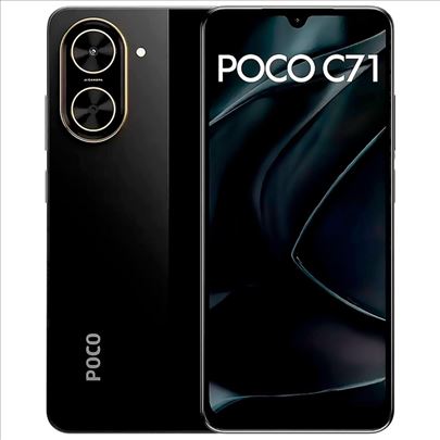 Xiaomi Poco C71 64gb black novo! 
