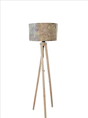 Podna lampa Rustik 101-svetlo drvo/braon