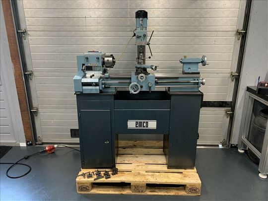 Emco Maximat V10-P + Fräsaufsatz Drehmaschine Dreh