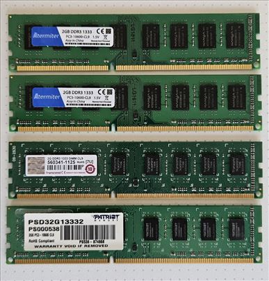 Ram DDR3 2GB 4 komada