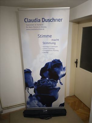 Roll up baner dimenzije 200 x 87 cm