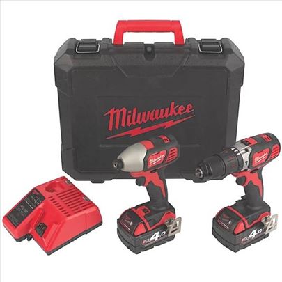  Milwaukee m18 udarni odvijač & šrafilica, 2x4.0ah