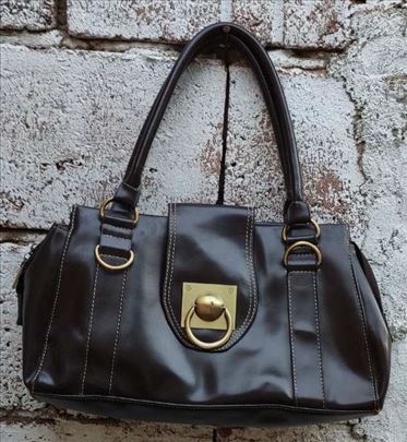 Torba kombinacija eko kože i mesinga 36 x 21 x 10