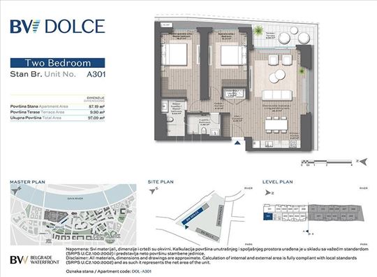 BW Dolce, premium, dvostrana orijentacija ID#3955