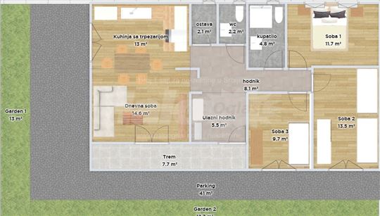 Na prodaju – Kuća u nizu, Nova Pazova, 91m² – Pink