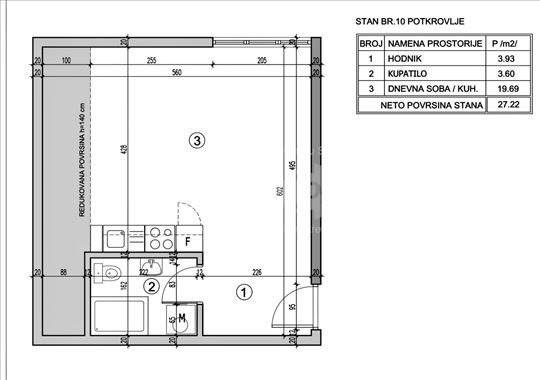 Vinogradska 27m2 - 39.000e