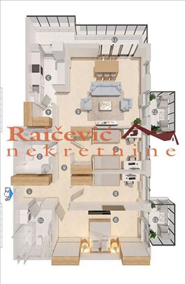 Zemun, Gornji grad, Banatska, 3.5, 132 m2 sa 3 T