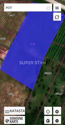 Ratari, ravan plac, dobar prilaz ID#1210