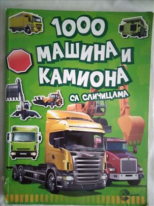 Knjiga:1000 masina i kamiona,format 32,5 cm.48 str