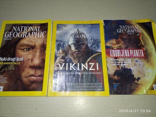 National Geographic 3 komada