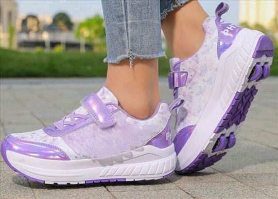 Patike roleri 2u1, angel lilac, ima brojeva