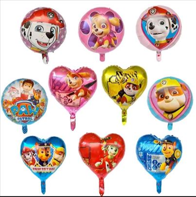Patrolne sape Paw patrol baloni 45 cm novo