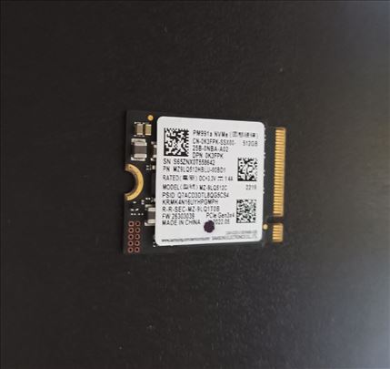 Samsung m.2 NVMe 512 GB ( 2230 ) 