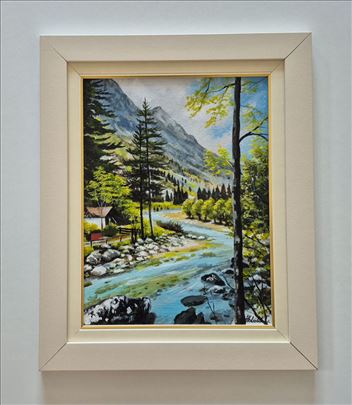 Ulje na platnu - Dan za prirodu, prelepa slika!