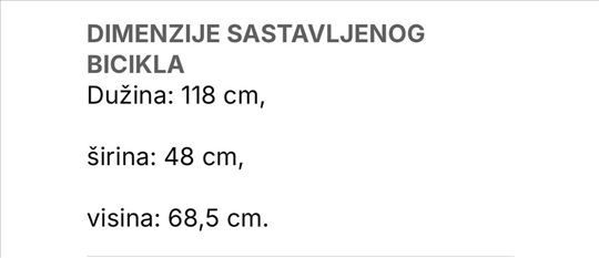 Dečiji bicikl btwin 16