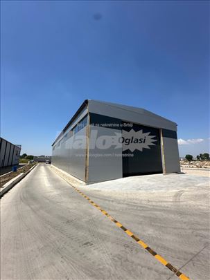 Izdaje se nova hala – 400 m² – Inđija (ind.zona)