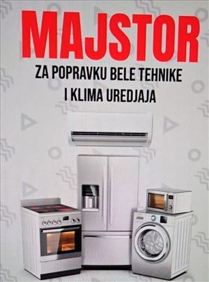Majstor za popravku bele tehnike i klima uređaja