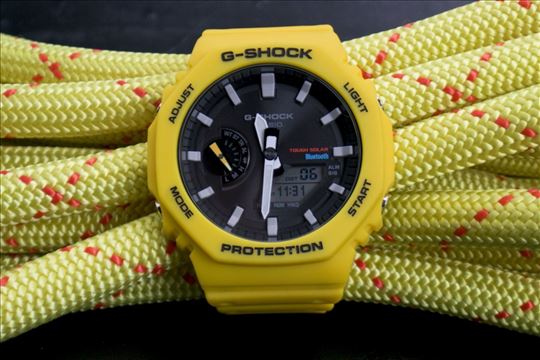 Casio G-Shock GA B2100C 9A yellow original novo