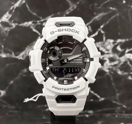 Casio G-Shock GBA 900 7A white black original novo