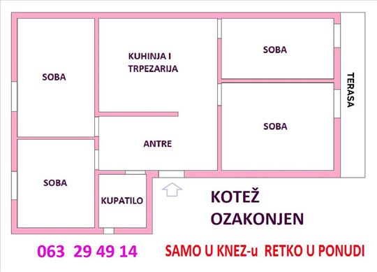 KOTEŽ, 76+ter,4,0,TA, ozakonjen, najpovoljnije!