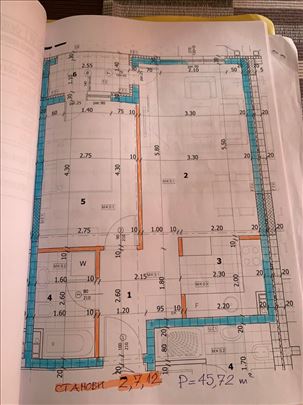 Mirijevo, Nine Kirsanove, 2,0 45,72m2novogradnja