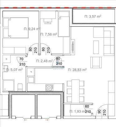 Novogradnja, pretprodaja, Mirijevo, 59 m2