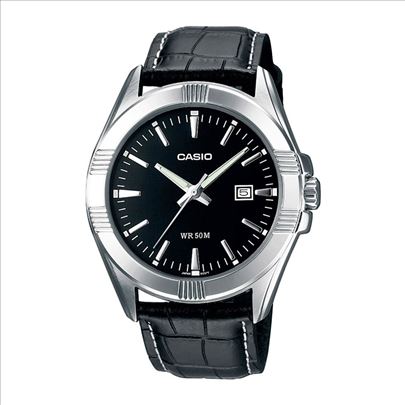 Casio Analog MTP 1308L 1AV black silver original 