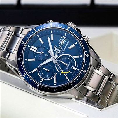 Casio Edifice EFS S510D 2AV silver navy original 