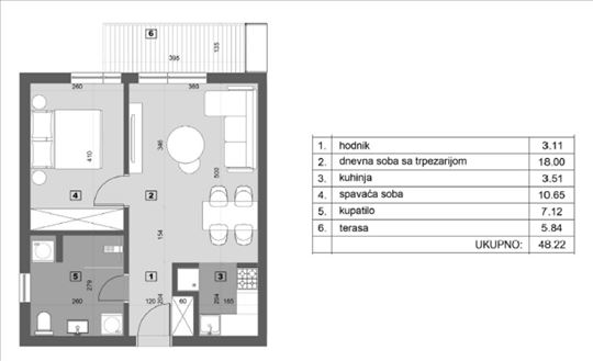 Stara Pazova, Stari Banovci, Stan, 2.0, 48m2