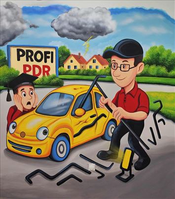 Alat sa obukom za ispravljanje limarije PDR