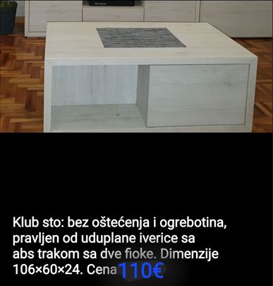 KLUB STO 106x60x24