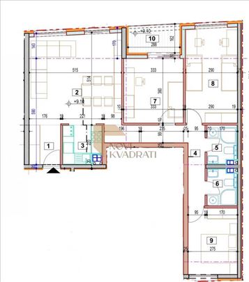 Lješka – Stan 89 m² – Pogled na Adu Ciganliju