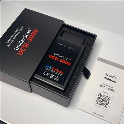 Novo - UniCarScan UCSI-3000 WiFi ENET BMW OBD2 Dij