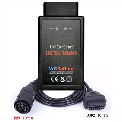 Novo - UniCarScan UCSI-3000 WiFi ENET BMW OBD2 Dij