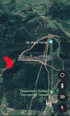 Podaje se parcela na Zlatiboru pored ski staze 